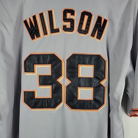 Majestic San Francisco Giants World Series Jersey 2010 Size 52 Brian Wilson #38 - Picture 11 of 12